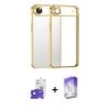 MARSİLYAN™- iPhone 17 Air Kılıf Vadi Minimal - Siyah Bilvis 5in1 3D Magic Cam Ekran Koruyucu + Bilvis Titan Kamera Lens - LT