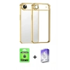 MARSİLYAN™- iPhone 17 Air Kılıf Vadi Minimal - Siyah Bilvis 5in1 3D Magic Cam Ekran Koruyucu + Raze Metal Kamera Lens - MI