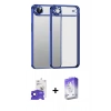 MARSİLYAN™- iPhone 17 Air Kılıf Vadi Minimal - Siyah Bilvis 5in1 3D Magic Cam Ekran Koruyucu + Siyah Bilvis Titan Kamera Lens