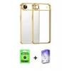 MARSİLYAN™- iPhone 17 Air Kılıf Vadi Minimal - Siyah Bilvis 5in1 3D Magic Cam Ekran Koruyucu + Raze Metal Kamera Lens - SH