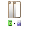 MARSİLYAN™- iPhone 17 Air Kılıf Vadi Minimal - Siyah Bilvis 5in1 5D Magic Hayalet Cam Ekran Koruyucu + Raze Metal Kamera Lens - GS