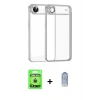 MARSİLYAN™- iPhone 17 Air Kılıf Vadi Minimal - Siyah Joko Magic 5D Cam + Raze Metal Kamera Lens - GD