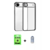 MARSİLYAN™- iPhone 17 Air Kılıf Vadi Minimal - Siyah Joko Magic 5D Cam + Raze Metal Kamera Lens - GS