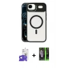 MARSİLYAN™- iPhone 17 Air Kılıf Yadigar Asil Koleksiyonu - Şeffaf 360 Full Body Arka Koruyucu + Bilvis Titan Kamera Lens - GS