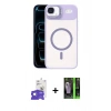 MARSİLYAN™- iPhone 17 Air Kılıf Yadigar Asil Koleksiyonu - Şeffaf 360 Full Body Arka Koruyucu + Bilvis Titan Kamera Lens - GS