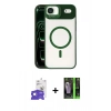 MARSİLYAN™- iPhone 17 Air Kılıf Yadigar Asil Koleksiyonu - Şeffaf 360 Full Body Arka Koruyucu + Bilvis Titan Kamera Lens - GS