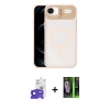 MARSİLYAN™- iPhone 17 Air Kılıf Yadigar Asil Koleksiyonu - Şeffaf 360 Full Body Arka Koruyucu + Bilvis Titan Kamera Lens - LT