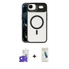 MARSİLYAN™- iPhone 17 Air Kılıf Yadigar Asil Koleksiyonu - Şeffaf Pasifik Cam Ekran Koruyucu + Bilvis Titan Kamera Lens - LT