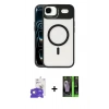 MARSİLYAN™- iPhone 17 Air Kılıf Yadigar Asil Koleksiyonu - Siyah 360 Mat Full Body Arka Koruyucu + Bilvis Titan Kamera Lens - GD