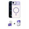 MARSİLYAN™- iPhone 17 Air Kılıf Yadigar Asil Koleksiyonu - Siyah Bilvis 5in1 3D Magic Cam Ekran Koruyucu + Bilvis Titan Kamera Lens - GD