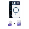 MARSİLYAN™- iPhone 17 Air Kılıf Yadigar Asil Koleksiyonu - Siyah Bilvis 5in1 5D Magic Hayalet Cam Ekran Koruyucu + Bilvis Titan Kamera Lens - GS