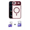 MARSİLYAN™- iPhone 17 Air Kılıf Yadigar Asil Koleksiyonu - Siyah Bilvis 5in1 5D Magic Hayalet Cam Ekran Koruyucu + Bilvis Titan Kamera Lens - GS