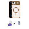 MARSİLYAN™- iPhone 17 Air Kılıf Yadigar Asil Koleksiyonu - Siyah Joko Magic 5D Cam + Bilvis Titan Kamera Lens - GD