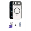 MARSİLYAN™- iPhone 17 Air Kılıf Yadigar Asil Koleksiyonu - Siyah Joko Magic 5D Cam + Bilvis Titan Kamera Lens - GD