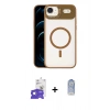 MARSİLYAN™- iPhone 17 Air Kılıf Yadigar Asil Koleksiyonu - Siyah Joko Magic 5D Cam + Bilvis Titan Kamera Lens - GS
