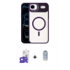 MARSİLYAN™- iPhone 17 Air Kılıf Yadigar Asil Koleksiyonu - Siyah Joko Magic 5D Cam + Bilvis Titan Kamera Lens - GS