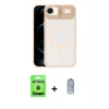 MARSİLYAN™- iPhone 17 Air Kılıf Yadigar Asil Koleksiyonu - Siyah Joko Magic 5D Cam + Raze Metal Kamera Lens - MI