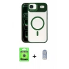 MARSİLYAN™- iPhone 17 Air Kılıf Yadigar Asil Koleksiyonu - Siyah Joko Magic 5D Cam + Raze Metal Kamera Lens - MI