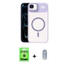 MARSİLYAN™- iPhone 17 Air Kılıf Yadigar Asil Koleksiyonu - Siyah Joko Magic 5D Cam + Raze Metal Kamera Lens - MI