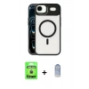 MARSİLYAN™- iPhone 17 Air Kılıf Yadigar Asil Koleksiyonu - Siyah Joko Magic 5D Cam + Raze Metal Kamera Lens - GD
