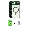 MARSİLYAN™- iPhone 17 Air Kılıf Yadigar Asil Koleksiyonu - Siyah Joko Magic 5D Cam + Raze Metal Kamera Lens - GD