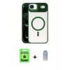 MARSİLYAN™- iPhone 17 Air Kılıf Yadigar Asil Koleksiyonu - Siyah Joko Magic 5D Cam + Raze Metal Kamera Lens - SH