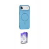 MARSİLYAN™- iPhone 17 Air Kılıf Yankı Form Serisi - Siyah Bilvis 5in1 3D Magic Cam Ekran Koruyucu