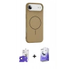MARSİLYAN™- iPhone 17 Air Kılıf Yankı Form Serisi - Siyah Bilvis 5in1 5D Magic Hayalet Cam Ekran Koruyucu + Bilvis Titan Kamera Lens - SH
