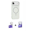 MARSİLYAN™- iPhone 17 Air Kılıf Yankı Form Serisi - Siyah Bilvis 5in1 5D Magic Hayalet Cam Ekran Koruyucu + Bilvis Titan Kamera Lens - SH