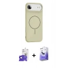 MARSİLYAN™- iPhone 17 Air Kılıf Yankı Form Serisi - Siyah Bilvis 5in1 5D Magic Hayalet Cam Ekran Koruyucu + Bilvis Titan Kamera Lens - SH