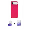 MARSİLYAN™- iPhone 17 Air Kılıf Yankı Form Serisi - Siyah Bilvis 5in1 5D Magic Hayalet Cam Ekran Koruyucu + Bilvis Titan Kamera Lens - SH