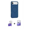 MARSİLYAN™- iPhone 17 Air Kılıf Yankı Form Serisi - Siyah Bilvis 5in1 5D Magic Hayalet Cam Ekran Koruyucu + Bilvis Titan Kamera Lens - SH