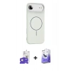 MARSİLYAN™- iPhone 17 Air Kılıf Yankı Form Serisi - Siyah Bilvis 5in1 5D Magic Hayalet Cam Ekran Koruyucu + Bilvis Titan Kamera Lens - GD