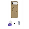 MARSİLYAN™- iPhone 17 Air Kılıf Yankı Form Serisi - Siyah Joko Magic 5D Cam + Bilvis Titan Kamera Lens - GD