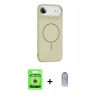 MARSİLYAN™- iPhone 17 Air Kılıf Yankı Form Serisi - Siyah Joko Magic 5D Cam + Raze Metal Kamera Lens - GS