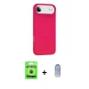 MARSİLYAN™- iPhone 17 Air Kılıf Yankı Form Serisi - Siyah Joko Magic 5D Cam + Raze Metal Kamera Lens - MI