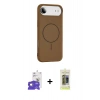 MARSİLYAN™- iPhone 17 Air Kılıf Yankı Form Serisi - Siyah Joko Magic 5D Hayalet Cam + Bilvis Titan Kamera Lens - GD