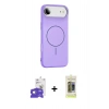 MARSİLYAN™- iPhone 17 Air Kılıf Yankı Form Serisi - Siyah Joko Magic 5D Hayalet Cam + Bilvis Titan Kamera Lens - GD