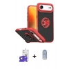 MARSİLYAN™- iPhone 17 Air Kılıf Yörünge Çizgi - Siyah Joko Magic 5D Cam + Bilvis Titan Kamera Lens - GD