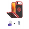 MARSİLYAN™- iPhone 17 Air Kılıf Yörünge Çizgi - Siyah Joko Magic 5D Cam + Bilvis Titan Kamera Lens - LT
