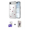 MARSİLYAN™- iPhone 17 Air Kılıf Yörünge Form - Siyah Bilvis 3D Cam Ekran Koruyucu + Bilvis Titan Kamera Lens - GS
