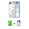 MARSİLYAN™- iPhone 17 Air Kılıf Yörünge Form - Siyah Bilvis 5in1 3D Magic Cam Ekran Koruyucu + Raze Metal Kamera Lens - SH