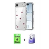 MARSİLYAN™- iPhone 17 Air Kılıf Yörünge Form - Siyah Bilvis 5in1 5D Magic Hayalet Cam Ekran Koruyucu + Raze Metal Kamera Lens - MI