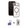 MARSİLYAN™- iPhone 17 Air Kılıf Zirve Doku Prime - Siyah Bilvis 3D Cam Ekran Koruyucu + Bilvis Titan Kamera Lens - SH