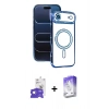 MARSİLYAN™- iPhone 17 Air Kılıf Zirve Doku Prime - Siyah Bilvis 5in1 3D Magic Cam Ekran Koruyucu + Bilvis Titan Kamera Lens - GS