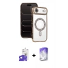 MARSİLYAN™- iPhone 17 Air Kılıf Zirve Doku Prime - Siyah Bilvis 5in1 3D Magic Cam Ekran Koruyucu + Bilvis Titan Kamera Lens - GS