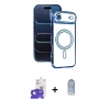 MARSİLYAN™- iPhone 17 Air Kılıf Zirve Doku Prime - Siyah Joko Magic 5D Cam + Bilvis Titan Kamera Lens - GD