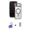 MARSİLYAN™- iPhone 17 Air Kılıf Zirve Doku Prime - Siyah Joko Magic 5D Cam + Bilvis Titan Kamera Lens - GD