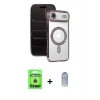 MARSİLYAN™- iPhone 17 Air Kılıf Zirve Doku Prime - Siyah Joko Magic 5D Cam + Raze Metal Kamera Lens - GD