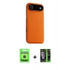 MARSİLYAN™- iPhone 17 Air Kılıf Zirve Modern Prime - Siyah 360 Mat Full Body Arka Koruyucu + Raze Metal Kamera Lens - SH